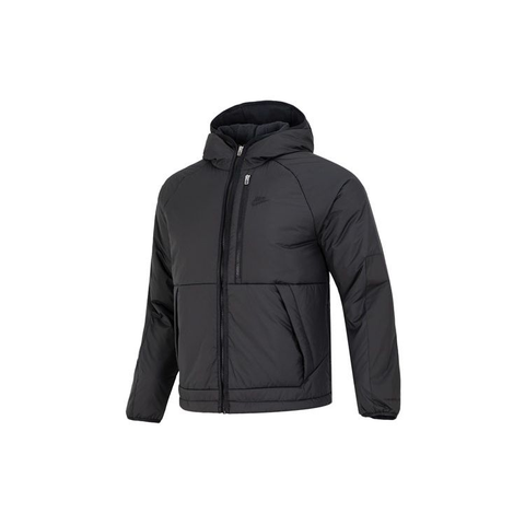Áo Khoác Chính Hãng - Áo Khoác Nike SW Therma FIT Legacy Hooded Jacket ''Black''- DD6858-011