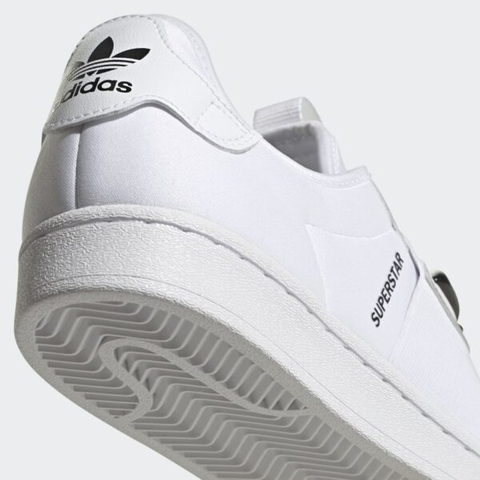 Giày Casual Chính Hãng - Adidas Superstar Slip On 'Trefoil Band White Black' - GZ8399