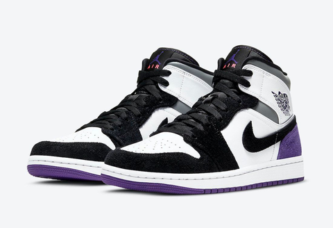 Giày Casual Chính Hãng - Nike Air Jordan 1 Mid SE ‘Varsity Purple’ - 852542-105