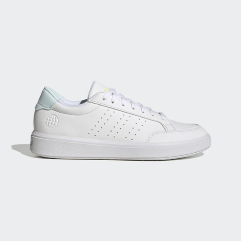 Giày Casual Chính Hãng -Adidas Vegan Court White Blue - GX1760