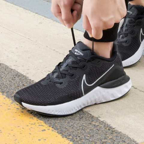 Giày Casual Chính Hãng - Nike Renew Run ‘Black Metallic Silver’ - CK6357-002