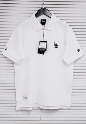 Áo Polo Chính Hãng - Áo Polo New Era LA Trắng - 13718752