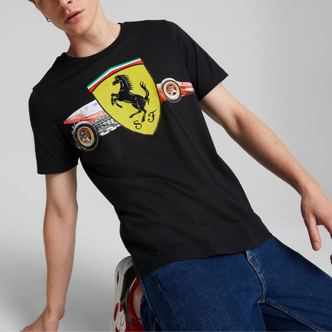 Áo TShirts Chính Hãng - Puma Scuderia Ferrari Shield Tee Men 