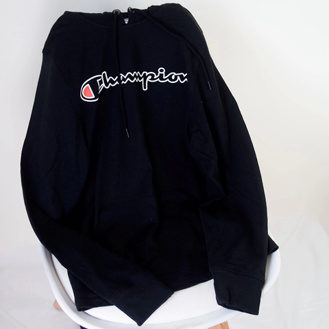 Áo Hoodie Chính Hãng - Champion Men’s Midweight Hoodie “Black” - T4177-003