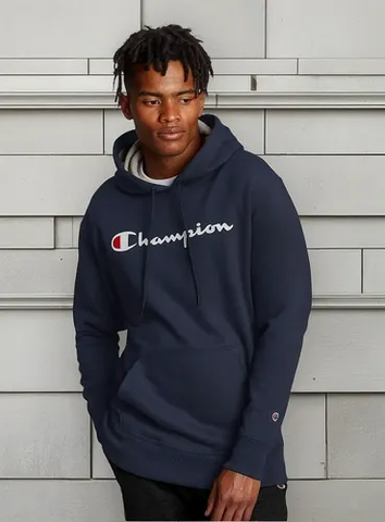 Áo Hoodie Chính Hãng - Champion Men’s Midweight Hoodie “Navy” - 4177003