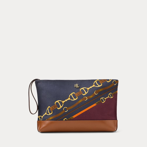 Phụ Kiện Chính Hãng - Túi Belting-Print Canvas Large Pouch - 100091107