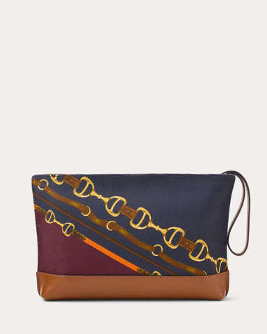 Phụ Kiện Chính Hãng - Túi Belting-Print Canvas Large Pouch - 100091107