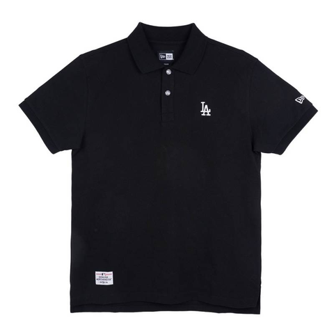 Áo Polo Chính Hãng - New Era LA Dodgers Basic 'Black' - 13280344BLA