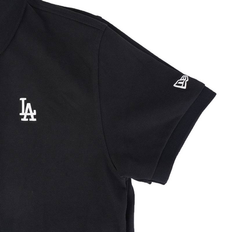 Áo Polo Chính Hãng - New Era LA Dodgers Basic 'Black' - 13280344BLA