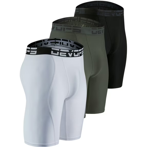 Quần Underwear - Boxer DEVOPS 3 Pack Men's Compression Shorts Underwear - 1178455154