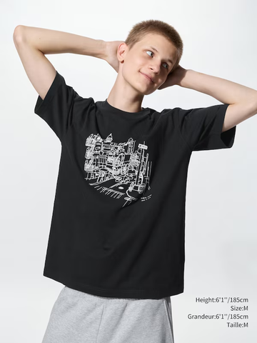 Áo Tshirts Chính Hãng - Uniqlo Jason Polan UT Graphic T-Shirt 