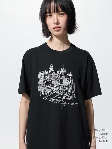 Áo Tshirts Chính Hãng - Uniqlo Jason Polan UT Graphic T-Shirt 