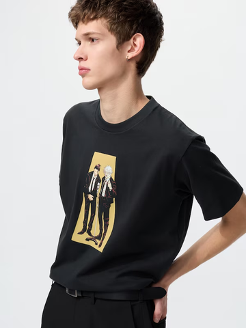 Áo Tshirts Chính Hãng - Uniqlo Manga Ut Shueisha 100Th Jujutsu Kaisen T-Shirt 