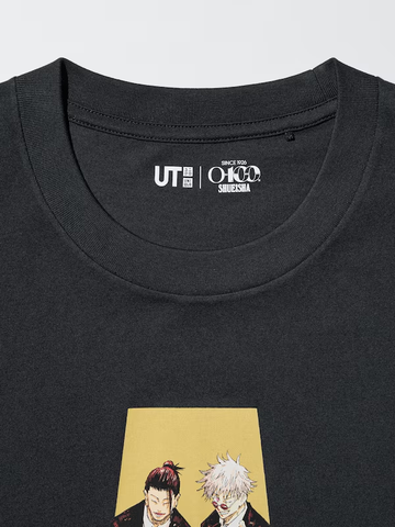 Áo Tshirts Chính Hãng - Uniqlo Manga Ut Shueisha 100Th Jujutsu Kaisen T-Shirt 
