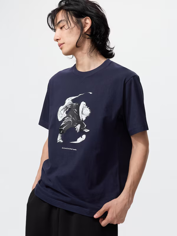 Áo Tshirts Chính Hãng - Uniqlo Manga Ut Shueisha 100Th Jujutsu Kaisen T-Shirt 