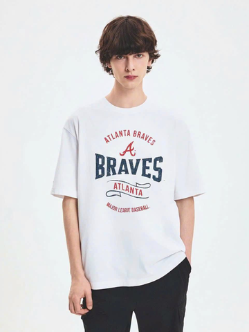 Áo TShirts Chính Hãng - MLB Atlanta Braves Graphic T-shirt 