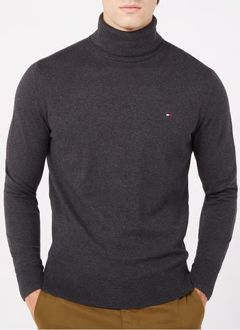 Áo Sweater Chính Hãng - Tommy Hilfiger Cashmere Blend Turtleneck  - ZIR03HLVY-003