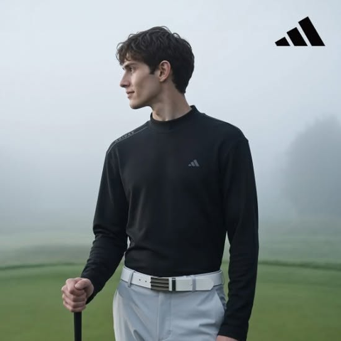 Áo Sweater Chính Hãng - Adidas Men's Baselayer Mock Neck Long Sleeve Shirt 