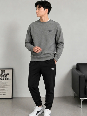 Áo Sweatshirts Chính Hãng - Reebok Long Sleeve Men's Grey - SW061