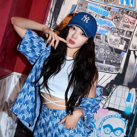 Phụ Kiện Chính Hãng - Mũ Nón Lưỡi Trai MLB Denim - 3ACPD013N-50INS