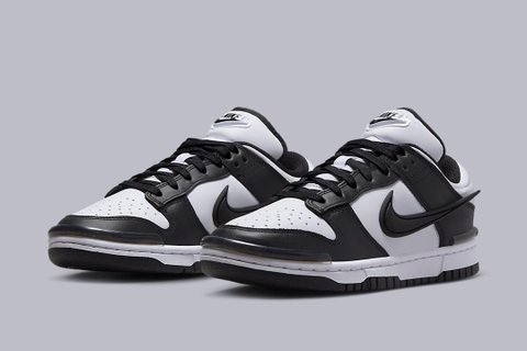 Giày Casual Chính Hãng - Nike Dunk Low Panda Twist Shoes 'Black' - DZ2794-001