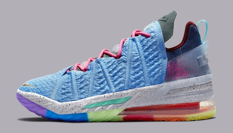 Giày Bóng Rổ Chính Hãng Nike LeBron 18 'Best 1 to 9' Multicolor  - DM2813-400