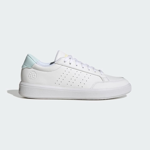Giày Casual Chính Hãng -Adidas Vegan Court White Blue - GX1760