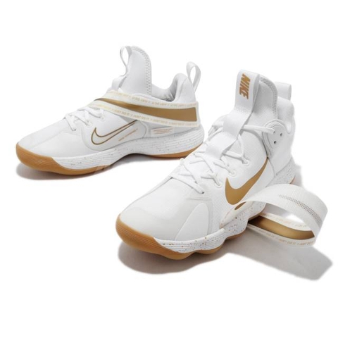 Giày Bóng Rổ Chính Hãng - Nike React Hyperset white metallic gold  - DJ4473-170