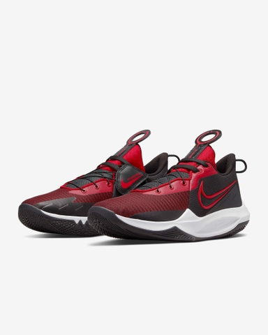 Giày Bóng Rổ Chính Hãng Nike Precision 6 VI Flyease Black/University Red - DJ7552-002