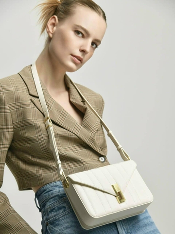 PHỤ KIỆN CHÍNH HÃNG - TÚI NỮ PEDRO Margot Leather Panelled Shoulder Bag 