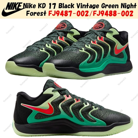 Giày Bóng Rổ Chính Hãng - Nike KD17 EP Basketball Shoes ‘Vintage Green’ - FJ9488-002