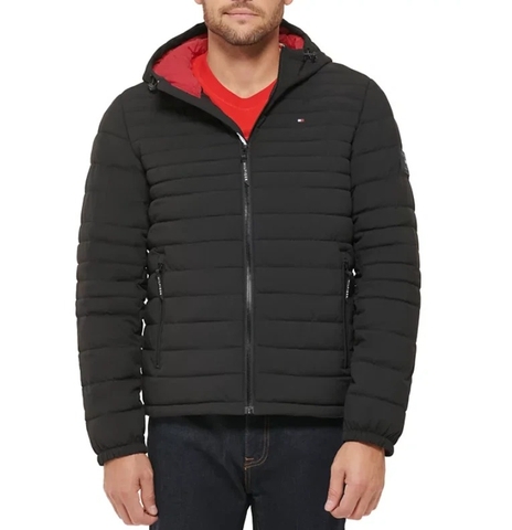 Áo Khoác Chính Hãng - Tommy Hilfiger Lightweight Softshell Jacket 'Black' - B0DJQMX7HK-BLK