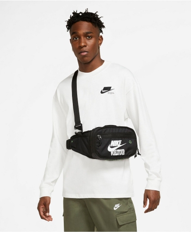 PHỤ KIỆN CHÍNH HÃNG - Túi Chéo Nam/Nữ Nike Black/White Men's Sportswear RPM Belt Bag - DH3079-010