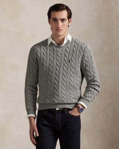 Áo Sweater Chính Hãng - Polo Ralph Lauren Cable-Knit Cotton Sweater 