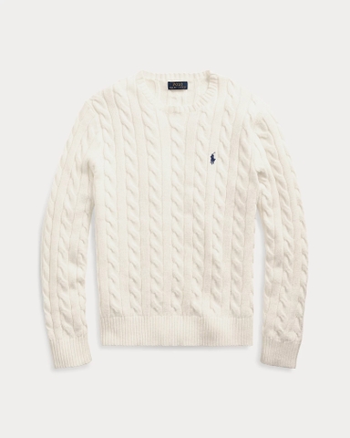 Áo Sweater Chính Hãng - Polo Ralph Lauren Cable-Knit Cotton Sweater 