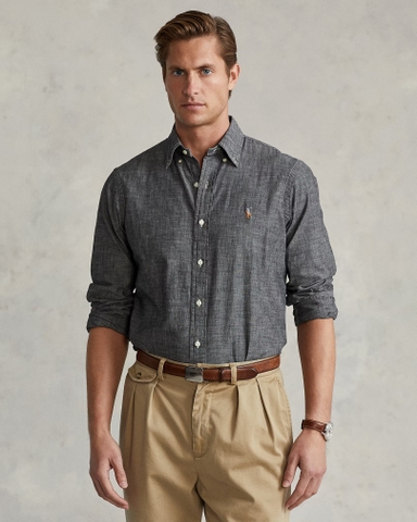 Áo Sơ Mi Chính Hãng - Polo Ralph Lauren Classic Fit ChamBray 
