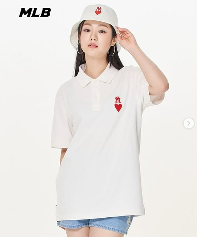 Áo Polo Chính Hãng - Newera Heart New York 'White' - 12544748