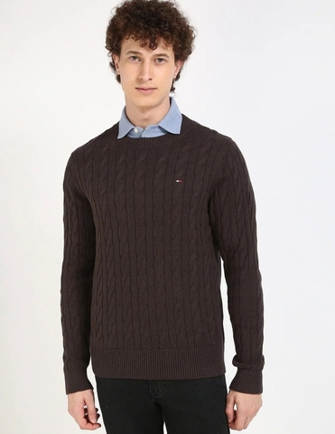 Áo Sweater Chính Hãng - Tommy Hilfiger Men Cable Knit Pullover - T1JSZC03454