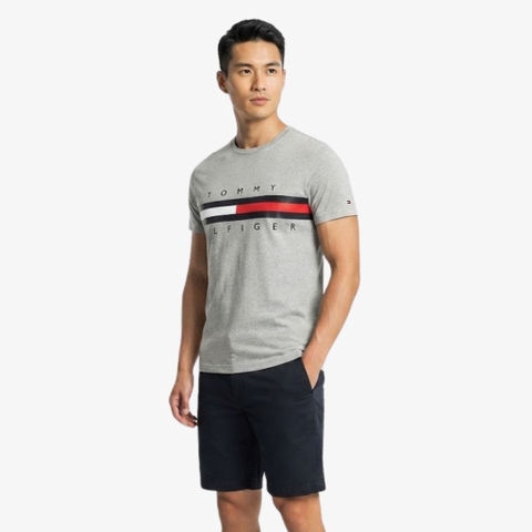 Áo Thể Thao Hè - Tommy Hilfiger Men's Regular sleeve logo t-shirt 