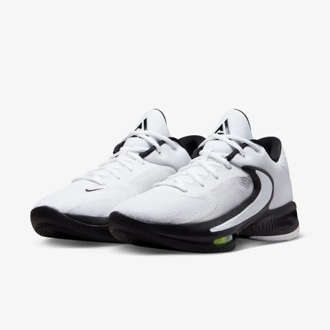 Giày Bóng Rổ Chính Hãng Nike Zoom Freak 4 TB 'White Black' - DO9679-100