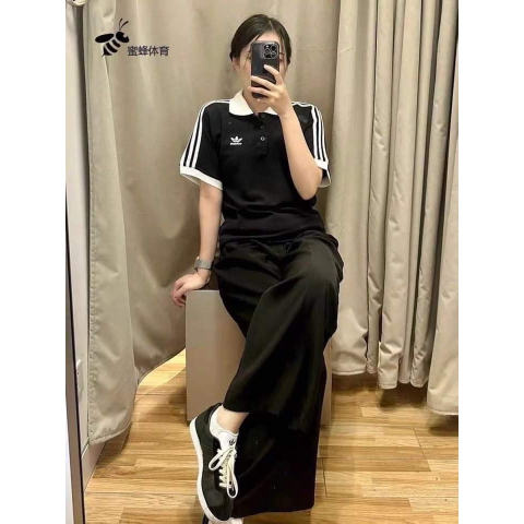 Áo Polo Chính Hãng - Adidas Adicolor Classics 3-Stripes ‘Black’ - IL2501