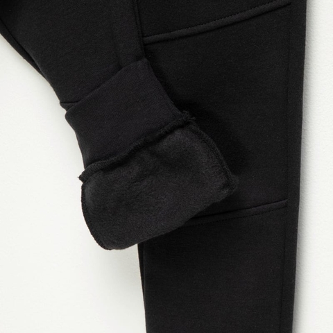 Quần Trẻ Em - Yamp Boys' Flannel Sweatpants 'Black' - QYA-06