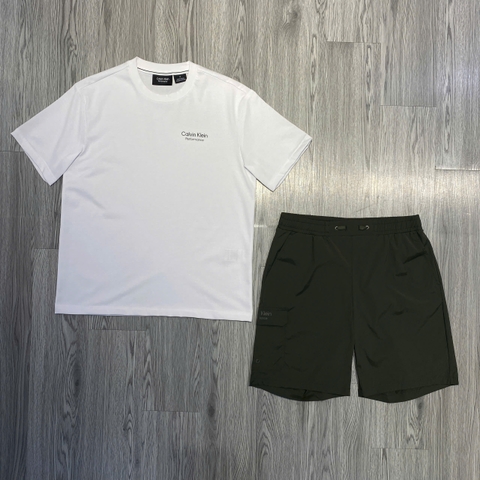 Bộ Thể Thao Hè - Calvin Klein Cargo Shorts And T-Shirt 