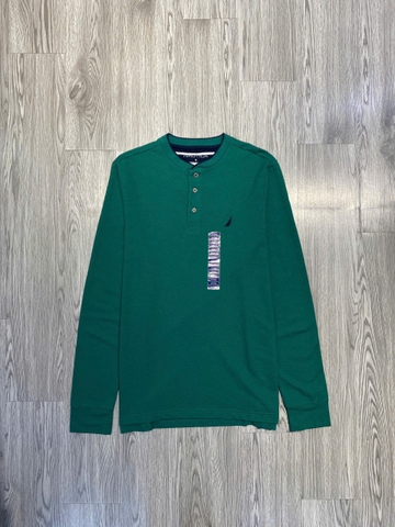 Áo Sweater Chính Hãng - Áo Henley Dài Tay Nautica 