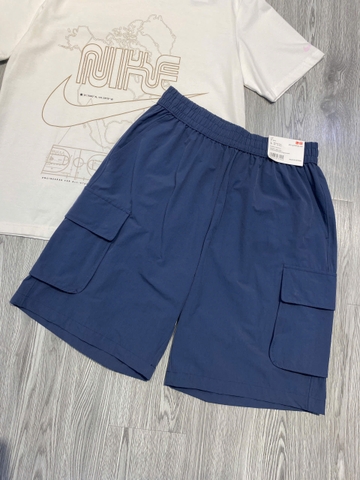 Quần Shorts Chính Hãng - Uniqlo Cargo Shorts in Khaki Fabric 'Navy' - 272-467397-NVY