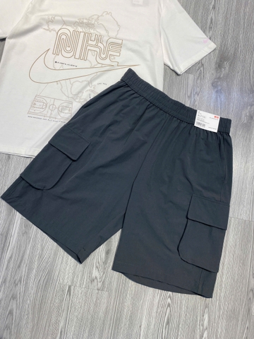 Quần Shorts Chính Hãng - Uniqlo Cargo Shorts in Khaki Fabric 'Black' - 272-467397-BLK