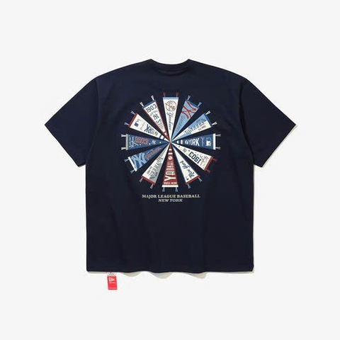 Áo TShirts Chính Hãng - New Era MLB New York Yankees Team Flag T-shirt Team 