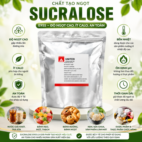 Đường Sucralose chất tạo ngọt