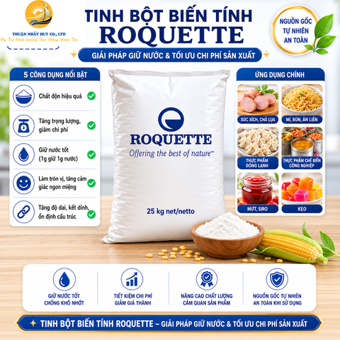 Tinh bột bắp biến tính Roquette Pháp/Ý