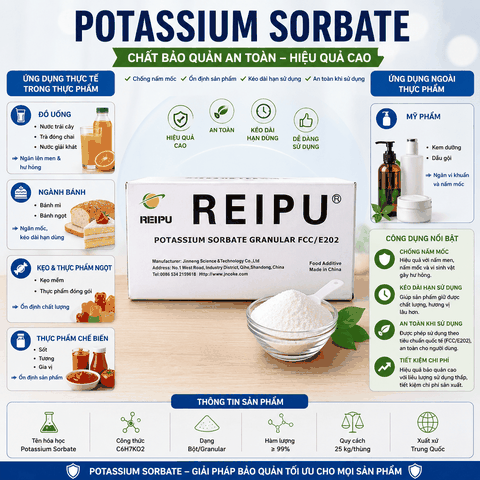 Chất bảo quản Potassium Sorbate